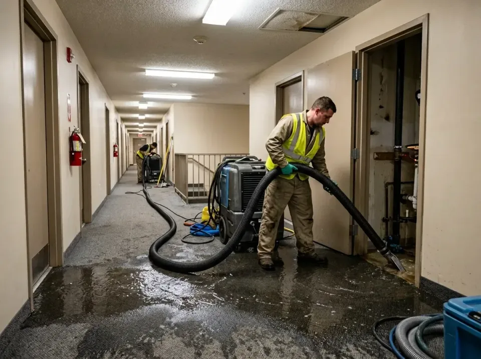multi-unit-apartment-hallway-f-005 — frequently asked questions, Emergency Burst Pipe Water Extraction & Removal in Plainwel…